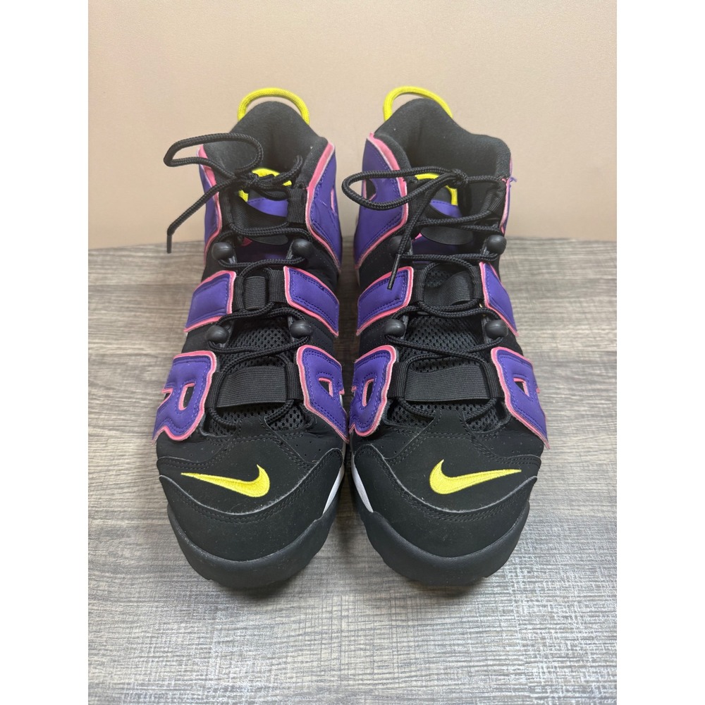 Nike Air More Uptempo 96 Black Action Grape Pink Prime DV1233-001 Mens Size 12